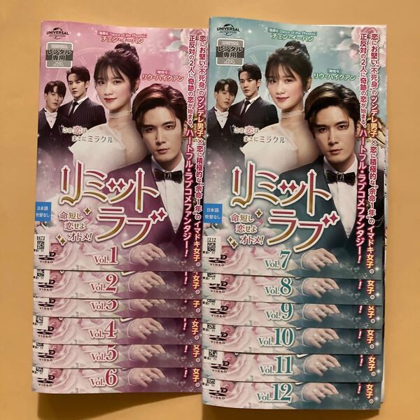 リミットラブ~命短し恋せよ乙女!~ 12巻全巻セット 管理番号23374 DVD レンタル落ち 中国ドラマ チェン・イーハン リウ・ハイクアン