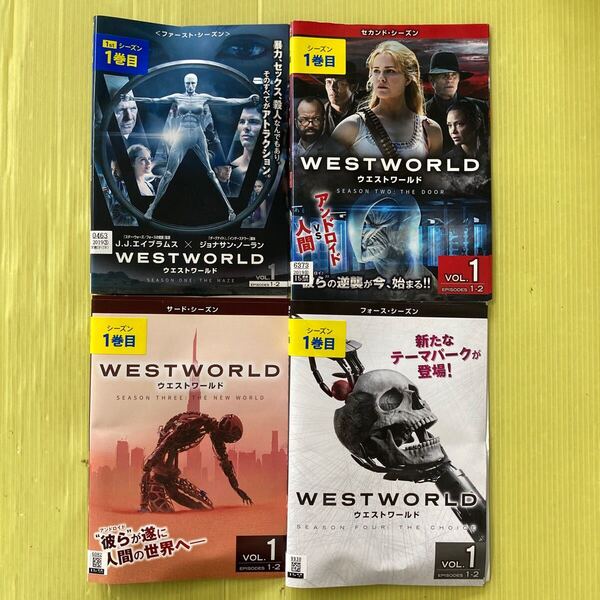 WEST WORLD ウエストワールド シーズン1〜4 全18巻 管理番号35710 DVD レンタル落ち 海外ドラマ