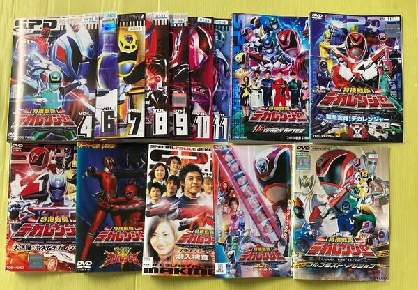特捜戦隊 デカレンジャー 7巻(vol.4,6,7,8,9,10,11) 劇場版など 7巻 全14巻セット 管理番号35654 DVD レンタル落ち スーパー戦隊シリーズ