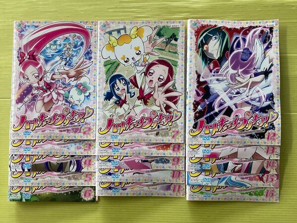 ハートキャッチプリキュア! 15巻セット(vol.2〜16) 管理番号35802 DVD レンタル落ち アニメ