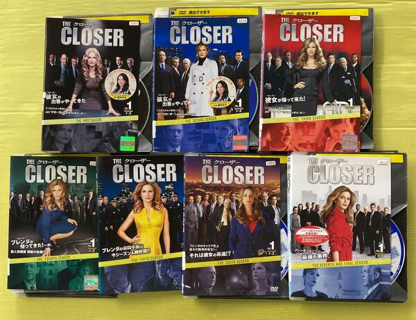 THE CLOSER クローザー シーズン1〜ファイナル 46巻全巻セット 管理番号35575 DVD レンタル落ち 海外ドラマ ※表紙一部なし