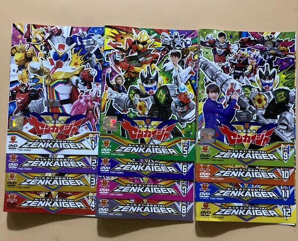 機界戦隊 ゼンカイジャー 12巻全巻セット 管理番号23732 DVD レンタル落ち 特撮 スーパー戦隊シリーズ