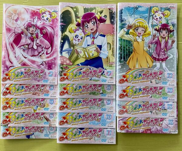 スマイルプリキュア! 14巻セット(vol.1,12欠品) 管理番号35807 DVD レンタル落ち アニメ