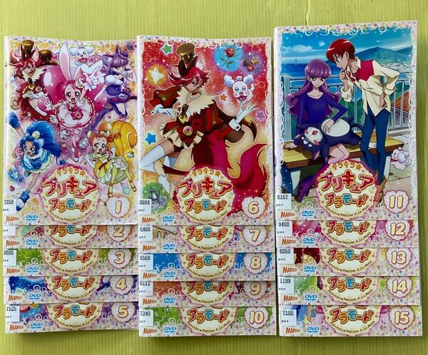 キラキラ☆プリキュアアラモード 15巻セット(vol.1〜15) 管理番号35893 DVD レンタル落ち アニメ