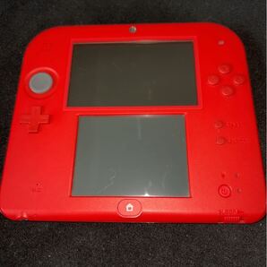 2ds 通電確認済み 現状品 整理放出!動作未確認 ジャンク 82 レッド FTR-001