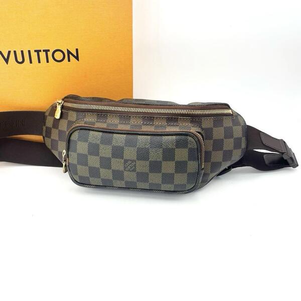 Louis Vuitton ルイヴィトン ダミエ バム バッグ メルヴィール ウエストバッグ ショルダーバッグ ボディバッグ クロスボディ 斜め掛け PVC