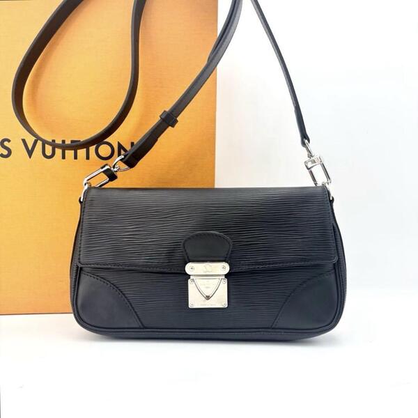 LOUIS VUITTON ルイヴィトン エピ ポシェット セギュール ミルティーユ 黒 ブラック ハンドバッグ ショルダーバッグ アクセサリーポーチ