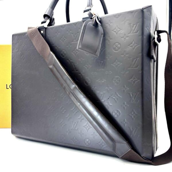 LOUISVUITTON ルイ ヴィトン リッキー モノグラム グラセ 2WAY ブリーフケース A4収納可 ショルダーバッグ ビジネスバッグ