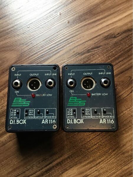 BSS AR116 D.I.ボックス 2台セット/定番名機/今剛