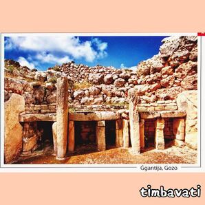 ☆新品☆【マルタ共和国】ゴゾ島 ポストカード Ggantija,GOZO *005*