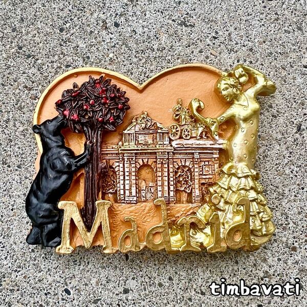 ☆新品☆【スペイン】マドリード マドリッド スーベニア マグネット お土産 コレクション spain Madrid