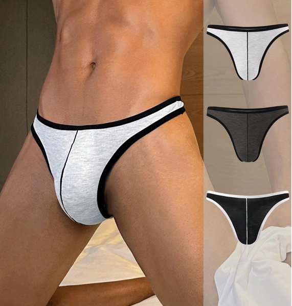S,M,L,XLサイズあり メンズTバック3枚セット 男性用下着 パンツ アンダーウェア セクシー