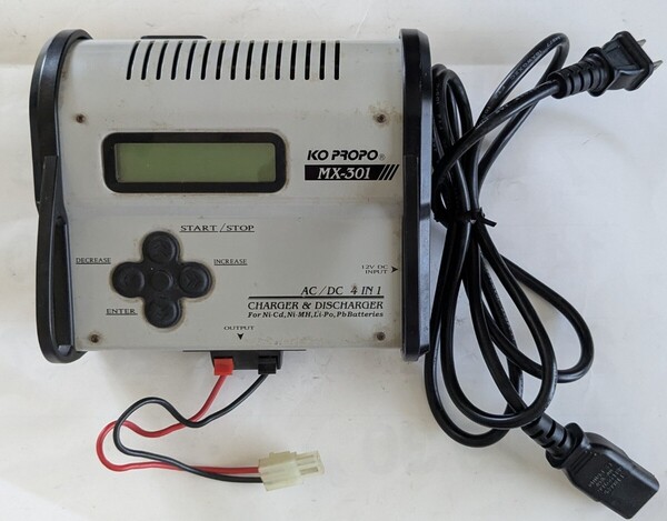 送料無料!KO PROPO MX-301 ラジコンバッテリー充電器 動作確認済