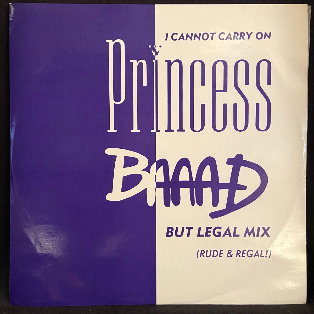 (12”) Princess - I Cannot Carry On / Fun