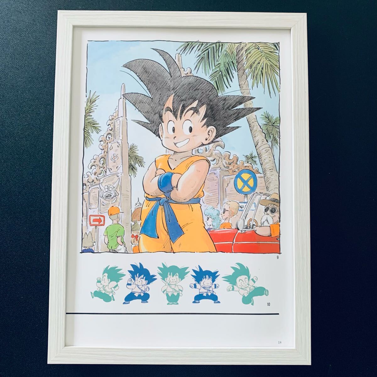 ドラゴンボール ファイル (額装) 平成レトロ鳥山明 DRAGON BALL Yahoo!オークション - 鳥山明 イラスト 額装品 A4サイズ