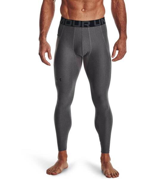送料無料! 新品未使用 タグ付き UNDER ARMOUR アンダーアーマー UA ヒートギア アーマー レギンス(トレーニング/MEN)Lサイズ グレー