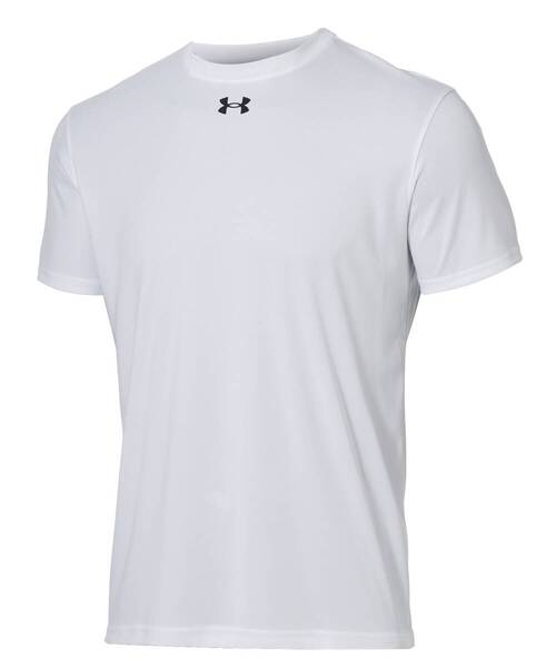 送料無料! 新品未使用 タグ付き UNDER ARMOUR アンダーアーマー UA チーム ショートスリーブ Tシャツ XLサイズ ホワイト 吸汗速乾