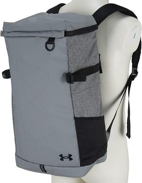 送料無料! 新品未使用 タグなし UNDER ARMOUR アンダーアーマー UAターポリン バックパック 40L 1368944 グレー 40L 撥水加工