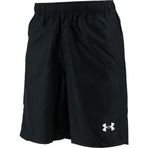 送料無料! 新品未使用 タグ付き UNDER ARMOUR アンダーアーマー UA チーム ウーブン ショーツ Mサイズ ブラック ランニング 撥水 短パン