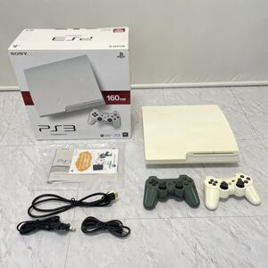 CF05【ゲーム】本体 PS3 プレステ3プレイステーション3 PlayStation3 160GB CECH-3000A LW 2台コントローラセット