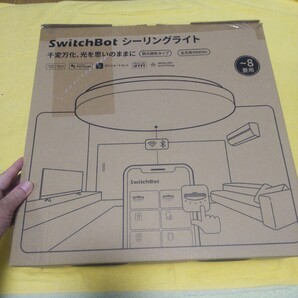 即決 送料込【切手,金券払可/手渡し返金可】未使用 SwitchBot LEDシーリングライト 8畳 Alexa 4000lm 2.4GHzWi-Fi Bluetooth対応 W2612240