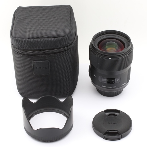 <美品>SIGMA シグマ Canon EFマウント レンズ 35mm F1.4 DG HSM