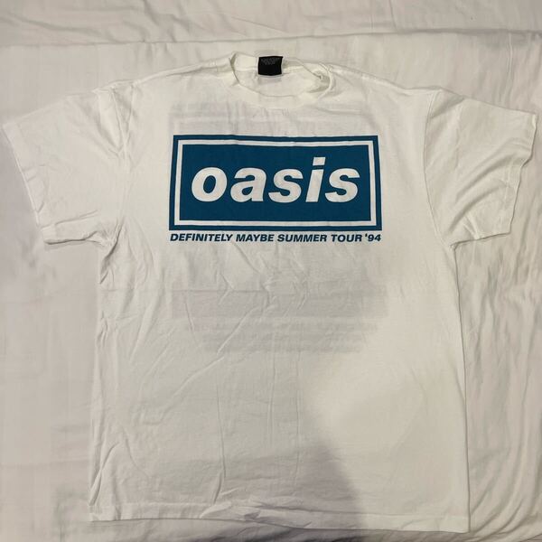 OASIS BOXロゴ ツアーTシャツ DEFINITELY MAYBE XL