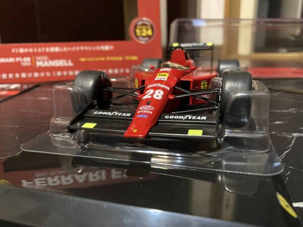 マルボロ仕様 冊子付き 試験販売 ビッグスケールF1コレクション フェラーリ F1-89 ベルガー 1989年 デアゴスティーニ 1/24