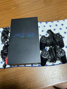 SONY ソニー PS2 プレステ2 プレイステーション2 PlayStation2 本体 ブラック SCPH-35000 コントローラー 周辺機器 中古 当時物 新品購入品