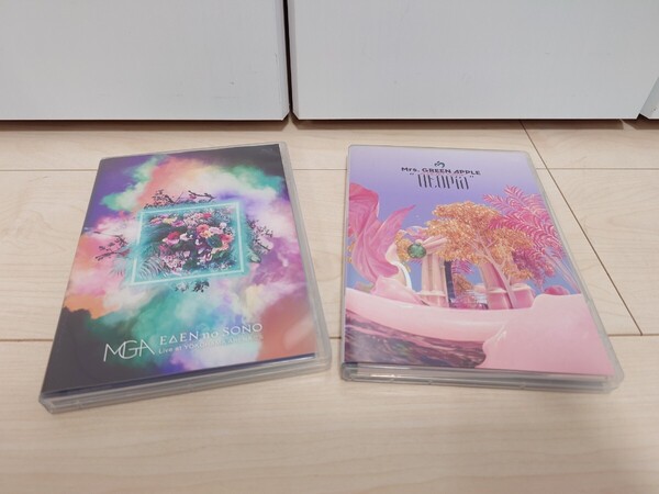 【美品!送料無料】Mrs. GREEN APPLE Blu-ray 通常版 UTOPIA EDEN no SONO 2枚セット 再生数一回のみ ミセスグリーンアップル