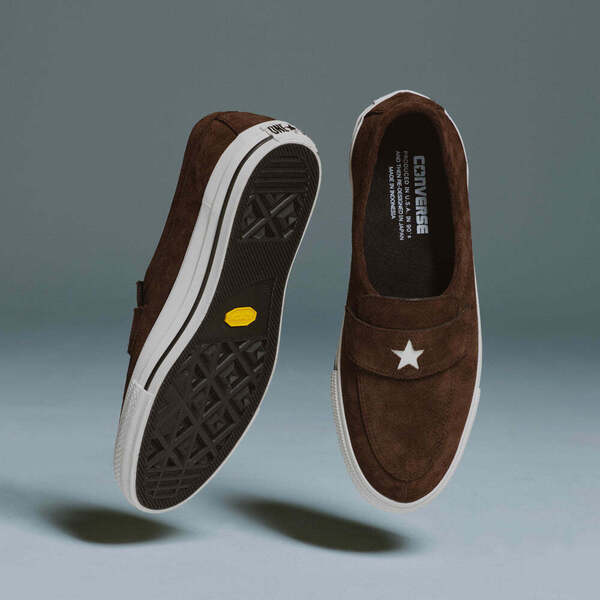 24aw CONVERSE ADDICT ONE STAR LOAFER BROWN US10.5 29cm*コンバース アディクト ワンスター ローファー スエード レザー オールスター