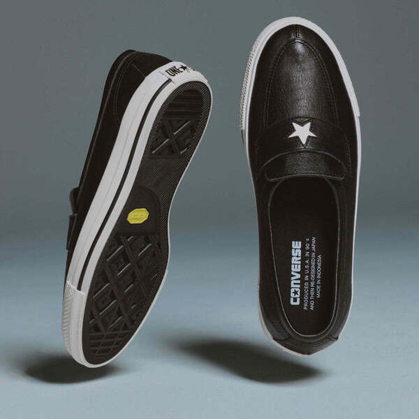 24aw CONVERSE ADDICT ONE STAR LOAFER BLACK US10.5 29cm*コンバース アディクト ワンスター ローファー レザー オールスター