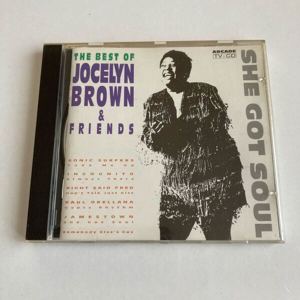 CD ジョセリン・ブラウンのベストアルバム「The Best of Jocelyn Brown & Friends」(管0888)