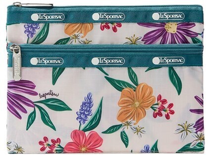 eclat エクラ 2024年 10月号 【付録】 LeSportsac × 集英社 大人の花柄ポーチ