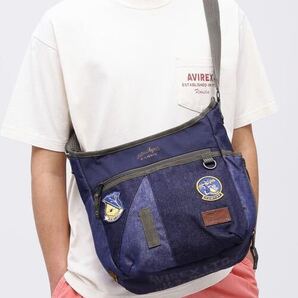 約半額 @9350 TOMCAT SHOULDER BAG / トムキャット ショルダーバッグ / AVIREX / アヴィレックス / TOP GUN 2 AX 1170 K AX1170K カーキ