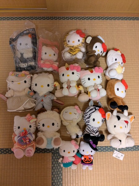 サンリオ キティ ぬいぐるみ まとめ売り 干支 ヤクルト マクドナルド ハッピーセット