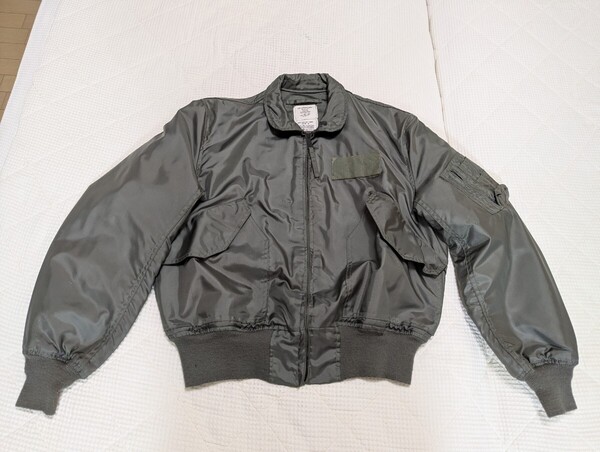【美品】 米軍 実物 1991 CWU-36p フライト ジャケット Large L USAF USMC Navy TOPGUN ワッペン パッチ 航空自衛隊 ミリタリー