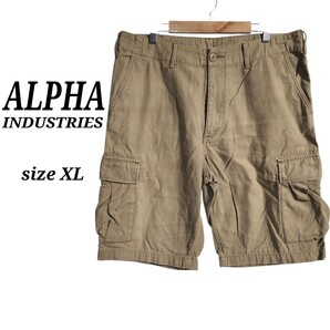 ALPHA INDUSTRYS アルファインダストリーズ カーゴショーツ ハーフパンツ ワークパンツ ショートパンツ メンズXL オーバーサイズ 90s