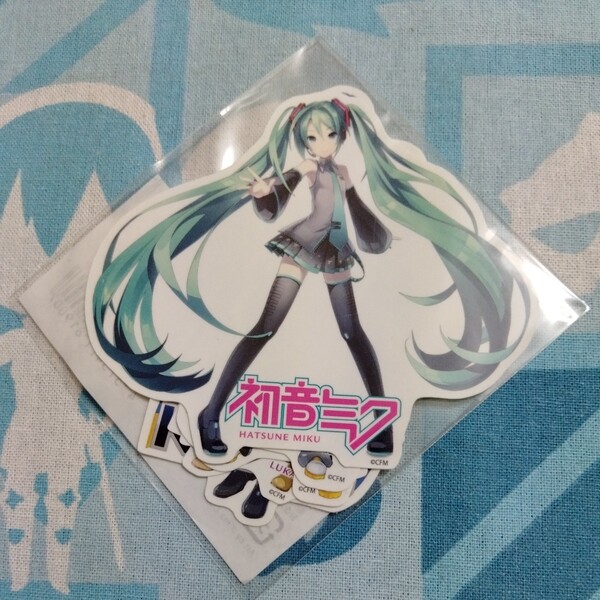 初音ミク ボーカロイド LAWSON ローソン 限定 ダイカット ステッカー セット 6枚入り 未開封新品 シール リン レン ルカ カイト メイコ