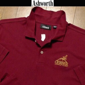 4L-5L・3XL-4XL日本サイズ位★セール送無料★アシュワースUSA限定 特注刺繍美品ポロシャツ