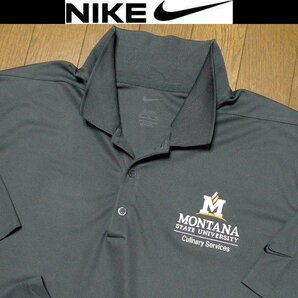 5L-6L・4XL-5XL 日本サイズ位【セール!送料無料】超希少 ナイキ USA限定モデル1点物 美品 特注刺繍 速乾除湿 伸縮 ポロシャツ大きいビッグ