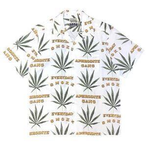 WACKO MARIA アロハシャツ マリファナ 舐達磨 なめだるま ワコマリア 白 ホワイト XL