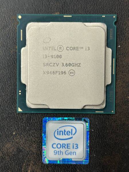 #3 intel CPU 第9世代 Core i3 9100 3.60GHz LGA1151 ■動作確認品 ■送料無料