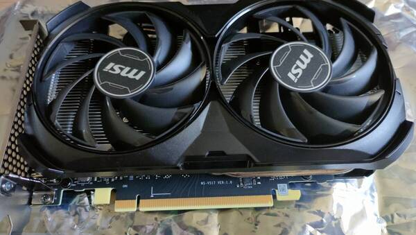 MSI GeForce RTX 4060 Ti 16G VENTUS 2X BLACK OC GeForce RTX 4060 Ti 搭載 グラフィックスカード