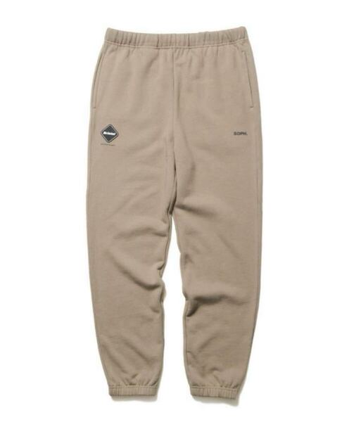 新品未使用 XL FCRB EMBLEM SWEAT PANTS F.C.Real Bristol ★ エフシーレアルブリストル エンブレム スウェット パンツ ジョガー ベージュ