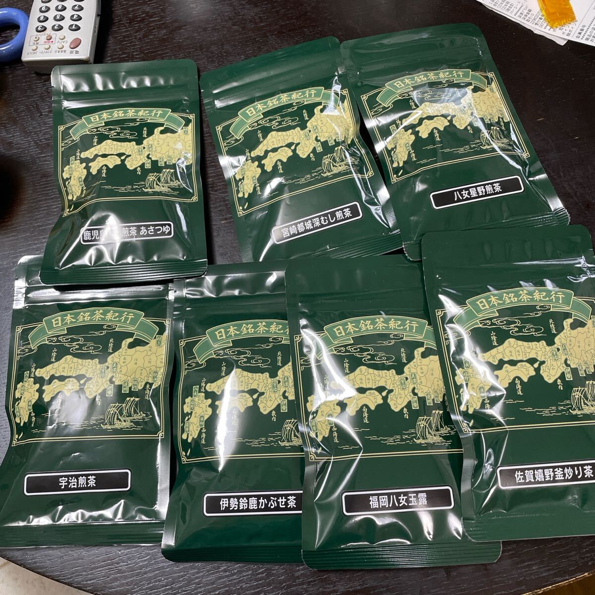 緑茶　ティーバッグ　7種類8袋　合計56袋　賞味期限2026年3月