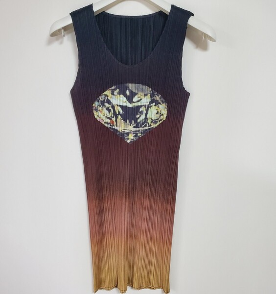 イッセイミヤケ ISSEY MIYAKE チュニック ワンピース サイズ3 プリーツプリーズ PLEATS PLEASE JH919