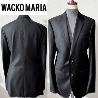 即落送料無料 新品 未使用 訳あり安 WACKO MARIA ワコマリア 定価7万円程 イタリア製生地 テーラード ジャケット 日本製 ドメス ルード 系