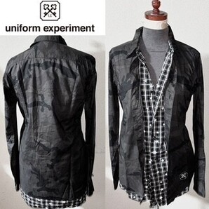 即落送料無料 新品 近い美品 uniform experiment ユニフォームエクスペリメント 定価3万円程 シャツ 日本製 SOPH. ソフネット ドメス 格安