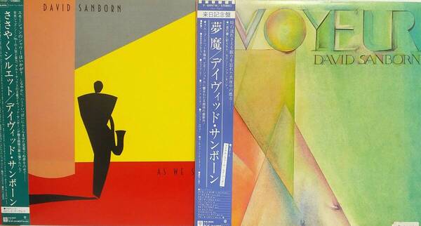 匿名・送料無料! デイヴィッド・サンボーン/David Sanborn レコード セット「ささやくシルエット/夢魔」